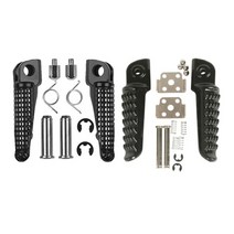 오토바이 앞 뒤 발판 가와사키 닌자 250 z750 z800 z1000 sx er6f er6n zx-6r 636 zx-9r zx-10r zx-12r zx-1, 전면 및 후면 2쌍