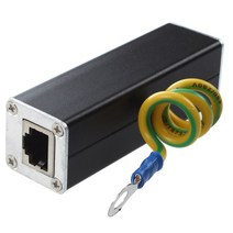 RJ45 플러그 이더넷 네트워크 서지 프로텍터 썬더 피뢰기 100MHz., 보여진 바와 같이, 하나