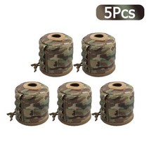 대형 캠핑 가방 510PCS 전술 롤 종이 스토리지 웨빙 교수형 Molle 화장실 휴지 주머니 주최자 하이킹, 5Pcs CP+호주