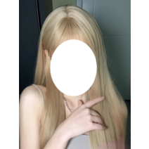 핫걸 가발 금발 백금발 여자 패션 긴머리 인조 통가발, 상세이페이지 참고, 다크 브라운