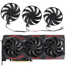 Cavabien 88mm T129215SU 12V 0.50A 7pin GPU 그래픽 카드 쿨러 팬 ASUS GTX 2060 2070 2080 2080Ti 5700 게임 세 그룹의, 단일모델명/품번