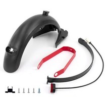 나인봇 맥스 G30 스쿠터용 전기 리어 펜더 미등 브래킷 키트 브레이크 라이트 지원 머드가드 마운트 세트 부품 액세서리, black 2, 1개