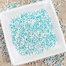 데코야 슈가스프링클 트윙클 미니구슬 스카이블루 (미니구슬/베이킹/토핑/재료), 트윙클 미니구슬 스카이블루 300g