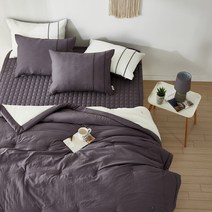 로얄크라운 마이크로모달 이불 봄 가을 알러지케어 호텔 먼지없는 차렵이불 세트 SS K