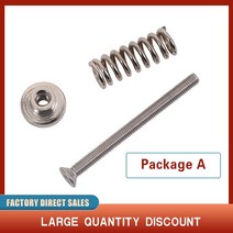 초정밀 5pcs 3D 프린터 레벨링 구성 요소 M3 스크류 스프링 노브 스위트 난방 침대 부품, 01 Package A
