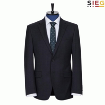 파렌하이트 지이크 쉐도우 스프라이트 네이비 울 블랜디드 정장 자켓_K BJ2065