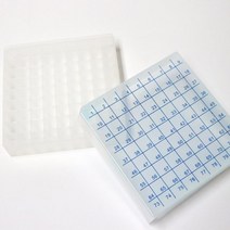 냉동 마이크로 튜브랙 81홀 과학 실험용 교구 준비물 재료 탐구 원리 학습 실습 창의