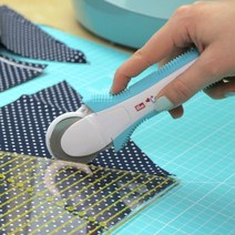 독일 프라임 Prym 원단가위 재단기 소형 원형절단기 610473 의류 천 가죽