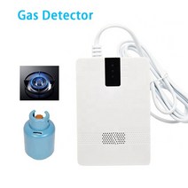 가스검출기 감지기 측청기 검진기 독립 가연성 가스 누출 센서 메탄 프로판 ch4 lpg 독성 유해 가스 화재 감지기 85db 가청 경고 경보, 1pc 가스 경보