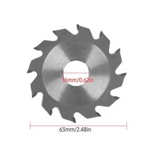 2.5 인치 원형 톱 합금 톱날 직경 63mm HSS 에머리 수지 전기 블레이드 전동 공구, Alloy Saw Blade