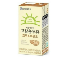 연세우유 뼈를 생각한 고칼슘 두유 호두 & 아몬드, 190ml, 46개