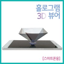 스마트폰용 3D 홀로그램 영상 체험 뷰어 초등과학 휴대폰 교과서 입체상 홀로그래피 제작 물리 수업