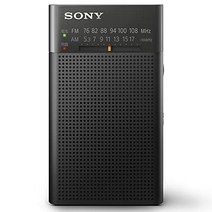 소니 핸디 휴대용 라디오 ICF-P27 : FMAM와이드 FM 대응 세로 두어형롱전기적 튜닝 블랙 ICF-P27 BC