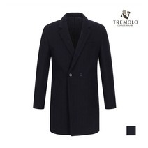 트레몰로 남성 스트라이프 패턴 코트 TRTELUZA436
