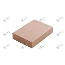 봄91 슬리브 기프트 상자 22호 22 x 16 x 4.4 cm, 크라프트, 80개