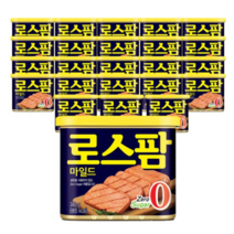 롯데햄 로스팜 엔네이처 마일드 햄통조림, 340g, 24개