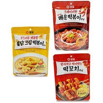 샤인빈 떡꼬치 소떡 불닭크림 떡볶이양념(2인분), 신세기통신판매 불닭크림떡볶이양념, 신세기통신판매 본상품선택