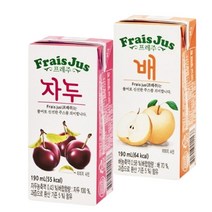 일화 프레주 190ml 배 24팩 + 자두 24팩 / 총 48팩