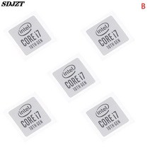 스티커 4 세대 인텔 코어 I3 I5 I7 라벨 노트북 장식 5 개입, [06] As pic