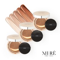 [미래쿠션 본품 2+1] 세미매트 톤핏 쿠션 태닝 피부 커버 메이크업 여름 파운데이션 남자, 01 포슬렌(웜톤 일반 피부)