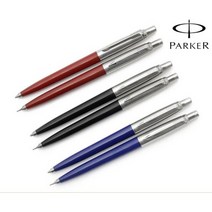 [우림문구]파카 조터 볼펜·샤프 세트, 파랑