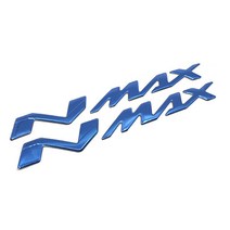 2021 야마하 NMAX 3D 로고 스티커 데칼 엠블럼, Blue - 블루