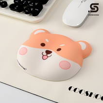 쿠슝 판다 팜레스트 마우스 손목 받침대 곰 마우스패드 쿠션, 5.CSPD - 웰시코기