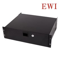 EWI SRD-3U 3구 슬라이딩 랙서랍 장 시건장치