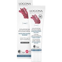 LOGONA 천연화장품 쿠페로스 크림 데이 나이트 혈관벽 강화 탄력 증가 전용 활성 성분 SILIDINE® 함유 홍조 완화 페이셜 케어 비건 30ml 크림 스킨케어