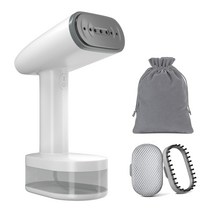 SHOBETTER 스팀 다리미 옷걸이에 걸친 채 의류 스티머 핸디 스틸머 핸디 다리미 [주름 늘리고250ml 대용량 탱크주름 잡기탈취제균상승 25s1대 2역연속 스팀누수 방지]가정용 여행용 출장 휴대 편리