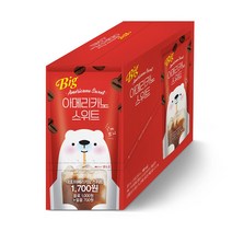 [Big] 빅 아메리카노 스위트 (320ml 40개입) 콜롬비아 브라질 원두 로스팅 향이 매우 좋은 ~~, 320ml * 40개입