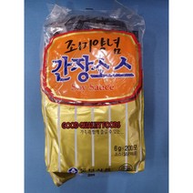 동보식품 조미양념 간장소스 6g x 200개입 일회용 업소 배달 포장용
