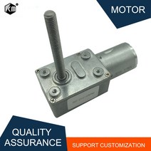 JGY370 웜기어 모터 12V 볼트 DC M6 나사 축 길이 50mm 6V 24V 미니 반전 감속기 자동 잠금, 13 12V 30rpm_03 Package C