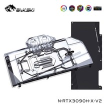 [해외]ZOTAC GALAXY Gainward Founders Edition RTX3090 3080 그래픽 카드 VGA 워터쿨러 N-RTX3090H-X-V2용 Bykski, 빛 없음