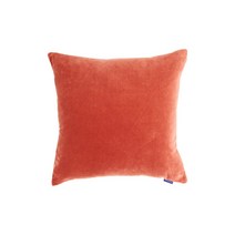 고급 THE CONRAN SHOP 더콘란샵 벨벳&린넨 액센트 필로우, 주황색