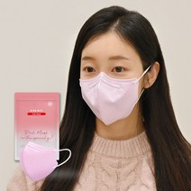 [BABY ASMR] 스노우 핑크마스크 중형 10매입 겨울용 슬림핏 방한마스크, 중형 스노우핑크 30매입