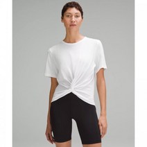 룰루레몬 크레센트 티셔츠 - 화이트 탱크탑 306482