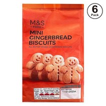 M&S 막스앤스펜서 올 버터 미니 진저브레드 비스킷 쿠키 100g 6팩