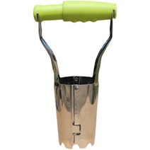 편리한 한손모종이식기 베스트파종기 고추 깨 씨앗 상추, 스테인레스 스틸 묘목 이식기, 1개