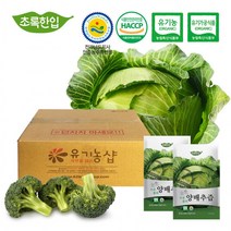 [초록한입] 국내산 유기농 생생 브로콜리양배추즙 110ml * 30포/실속포장, 상세페이지 참조, 상세페이지 참조