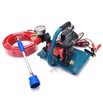 아이언톤 휴대용 충전식 분무기 ESP-1000(20200) 고압 7.6LPM-200PSI 10M호스+곡자약대포함 충전 차량용 밧데리 이동식 충전분무기
