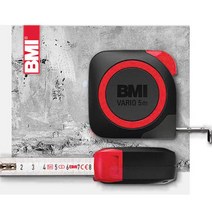 BMI 줄자 411 VARIO 스탠다드 EC2 벨트클립 5M, 단품