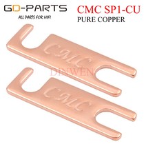 CMC Pure Copper 병렬 Connection 판 대 한 HiFi Audio 스피커 바인딩 Post SP1-CU 50x15x2mm 2 PCS