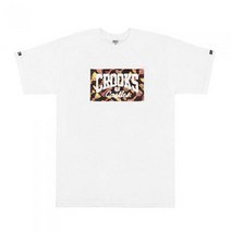 크룩스앤캐슬 CORE LOGO PIMP CUP SS TEE - WHT(15207