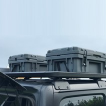DDCP 밀리터리 캠핑용품 수납가방 케이스 랭글박스 95L, 다크그레이(D/GREY), 83L(고정홀드 설치형)