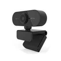 웹캠 1080P 풀 HD 웹 카메라 마이크 USB 플매트 카펫 러그 캠 PC 컴퓨터 Mac 노트북 데스크탑 유튜브 스카이프 미니, [01] Black
