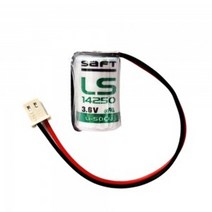 [PLC/열량계 배터리] 사프트 SAFT LS14250 C5264 RR타입 1/2AA사이즈 3.6V 1200mAh, 1개