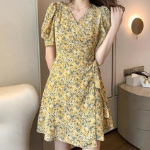 온스타일러 온온 플라워 랩 원피스