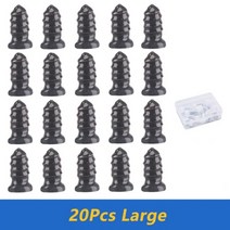 타이어 수리도구 Kaboo듀얼트론 KUGOO M5 용 전기 스쿠터 튜브리스 수리 네일 키트 나인봇 진공 펑크 도구, 20Pcs Large, 20Pcs Large