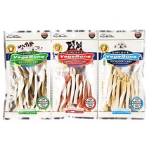 베게브랜드 스마트 베게본 미니스틱 반려견 간식 3종 세트, 우유 + 소고기 + 클로렐라, 8개